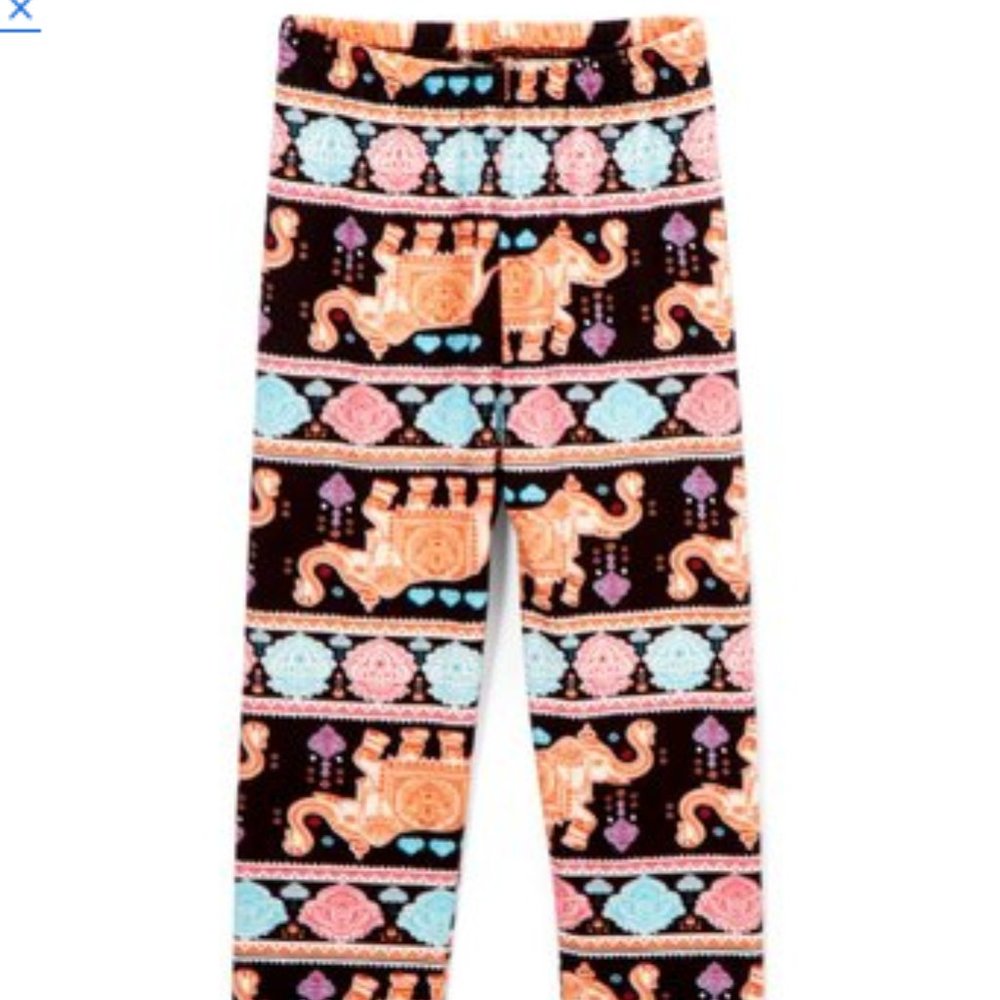 Girl's Lotus Capri Leggings Sz 10